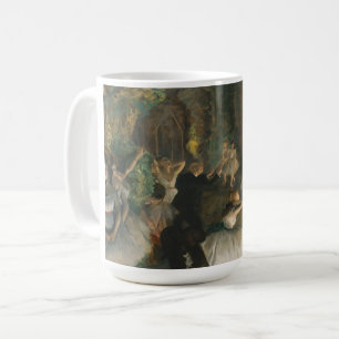 Mug Degas' La répétition du ballet sur scène :