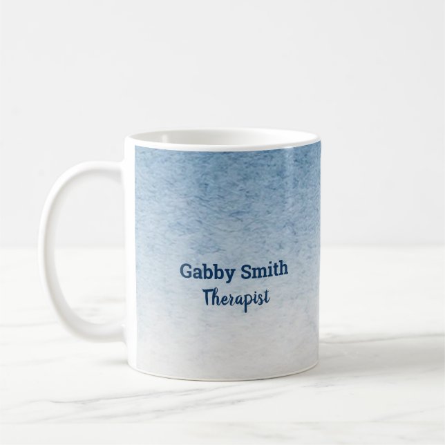 Mug dégradé blanc bleu (Gauche)