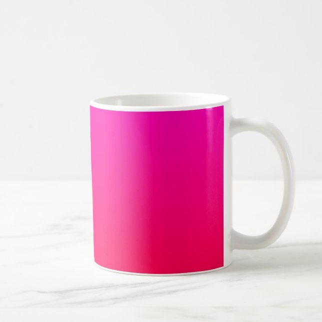 Mug Dégradé magenta à rouge (Droite)