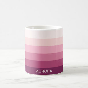 Mug Dégradé motivationnel avec nom personnalisé