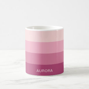 Mug Dégradé motivationnel avec nom personnalisé