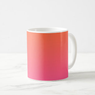 Mug Dégradé orange et rose