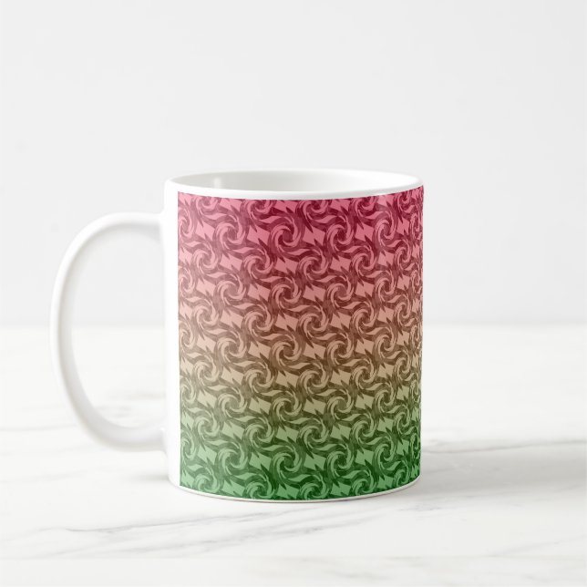 Mug Dégradé rose vert (Gauche)