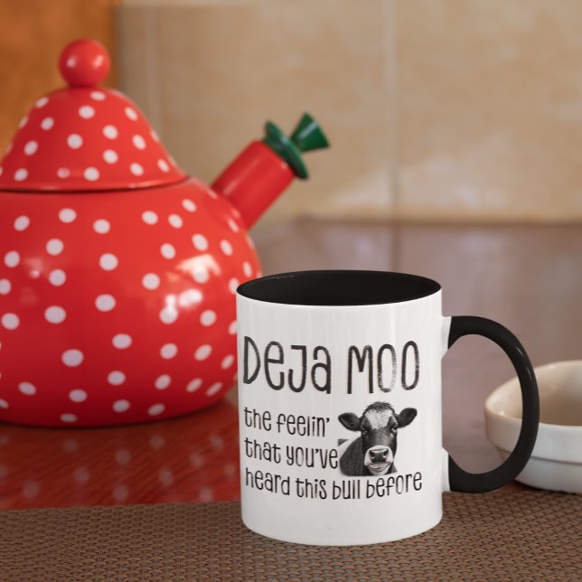 Mug Deja Moo - Vous Avez Entendu Ce Bull Avant (Créateur téléchargé)