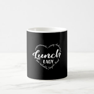 Mug Déjeuner, Cafétéria, employée de poupée