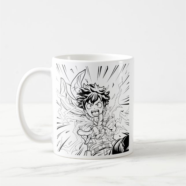 Mug Deku In Action Mood (Gauche)