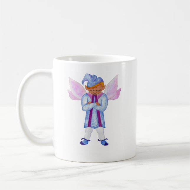 Mug d'elfe bleu clair pénètre (Gauche)