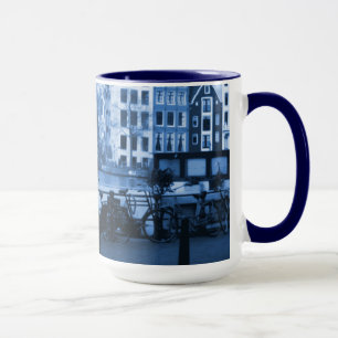 Mug Delft-Blueware-Regard de paysage urbain