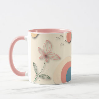 Mug délicat pastel