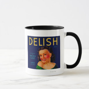 Mug Delish Orange LabelEl Centro, CA