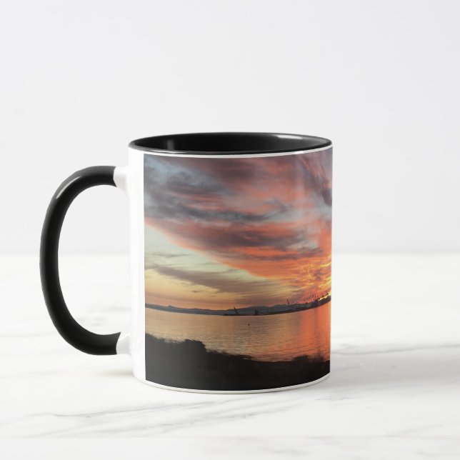 Mug Delta Port Horizon, Coucher de soleil du terminal  (Gauche)