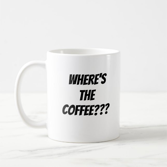 Mug demandant du café à nouveau (Gauche)