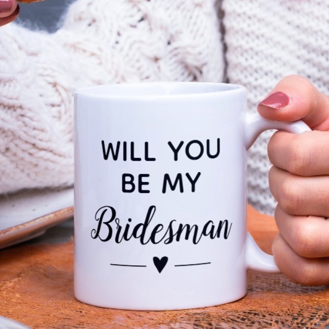 Mug Demande de Garçon d'Honneur Proposition de Mariage (Créateur téléchargé)