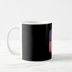 Mug Demi-américain demi-britannique drapeau États-Unis