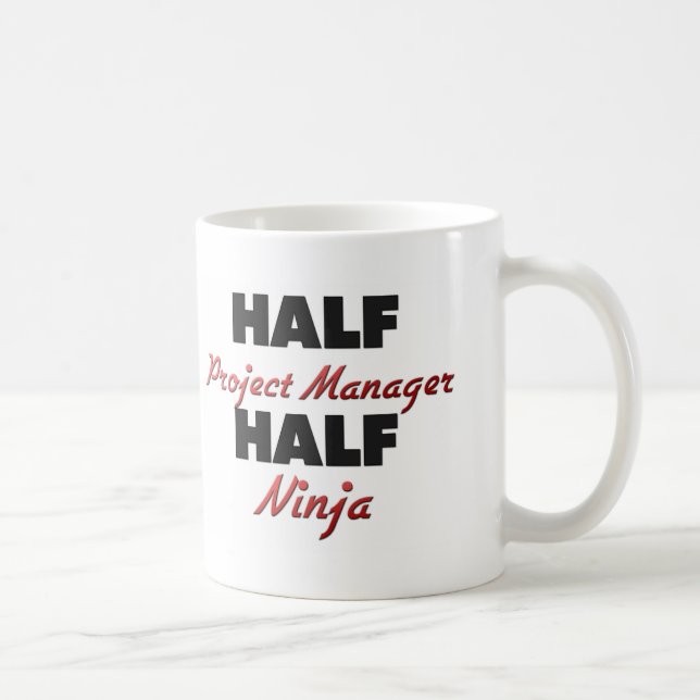 Mug Demi de chef de projet demi de Ninja (Droite)