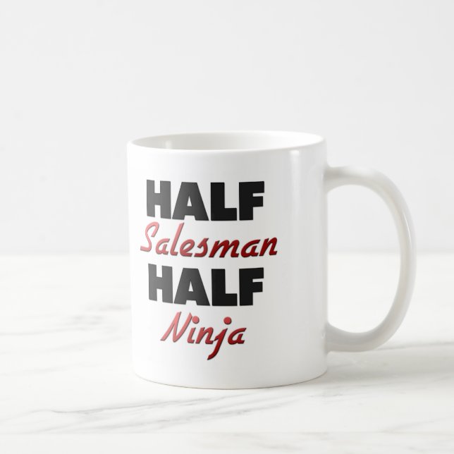 Mug Demi de vendeur demi de Ninja (Droite)