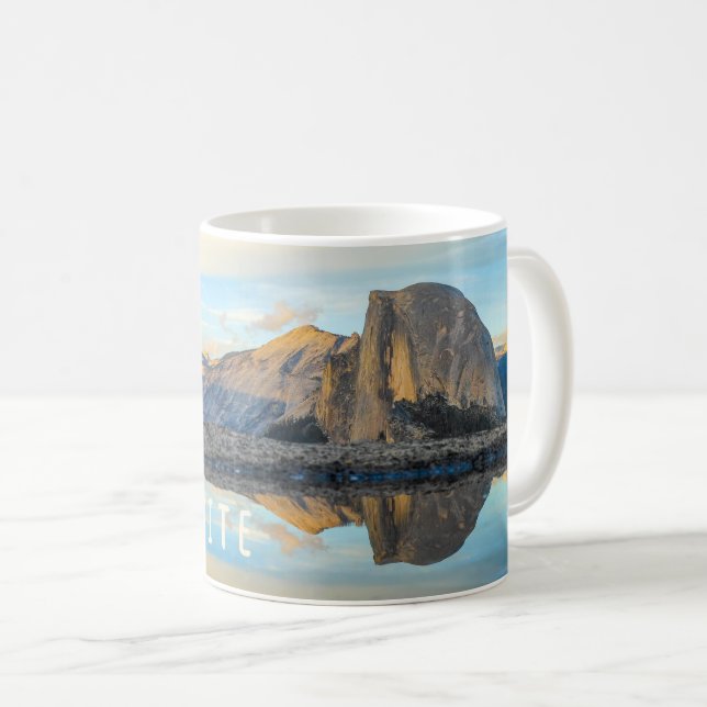 Mug Demi-Dome Mountain Yosemite National Park Custom (Devant droit)