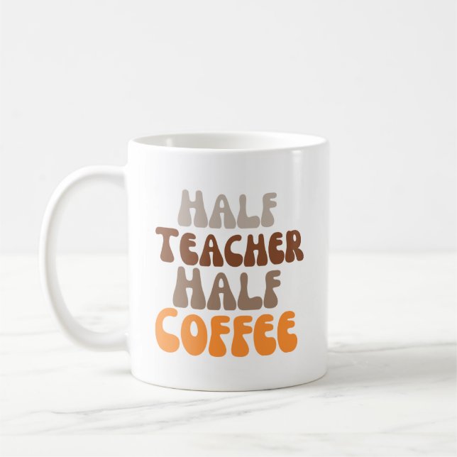 Mug Demi-enseignant demi-café (Gauche)