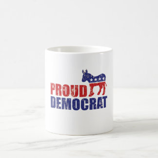 Mug Démocrate fier Tan affligé par âne
