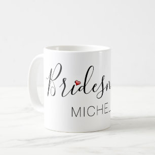 Mug Demoiselle d'honneur avec nom