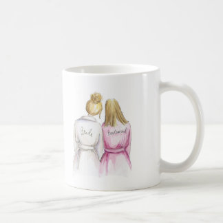 Mug Demoiselle d'honneur ? Domestique de Bl de jeune