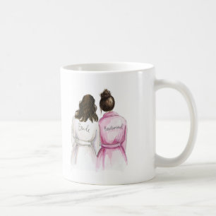 Mug Demoiselle d'honneur ? Domestique onduleuse de Br