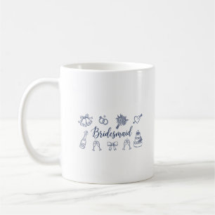Mug Demoiselle d'honneur Équipe de mariée Arc Équipe d