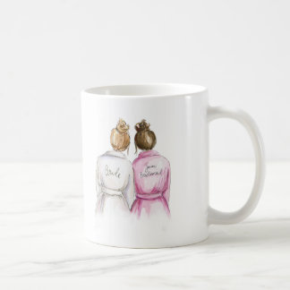 Mug Demoiselle d'honneur junior ? Domestique blonde de