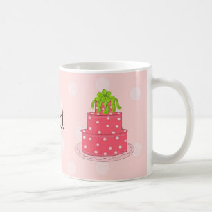 Mug Demoiselle d'honneur rose pois