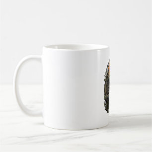 Mug Démon de Halloween Couronne de Nonne Ailes Lune Or