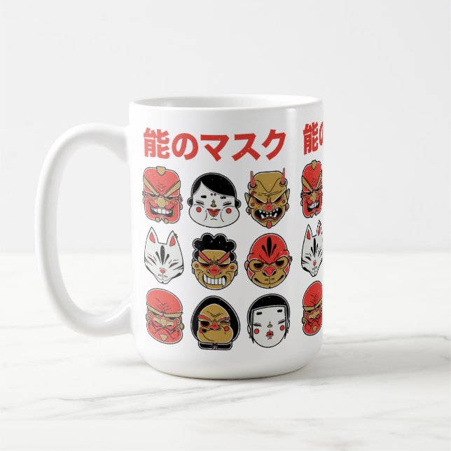 Mug Demon japonais folklorique et fête de Kitsune (Gauche)