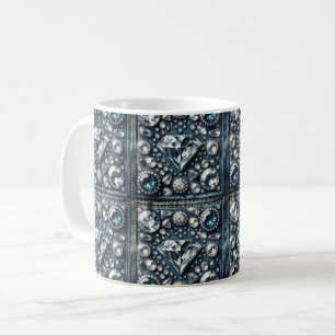 Mug Denim & Diamonds Bling Bijou Glamour