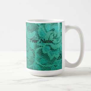 Mug Dentelle turquoise