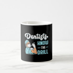 Mug Dentiste Dentaire Dentistère Dents Dents Dents Den