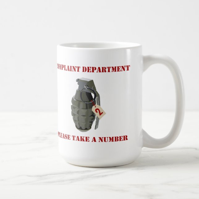 Mug Département de plainte (Droite)
