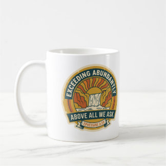 Mug Dépassant Abondamment Ephésiens 3:20 Rétro