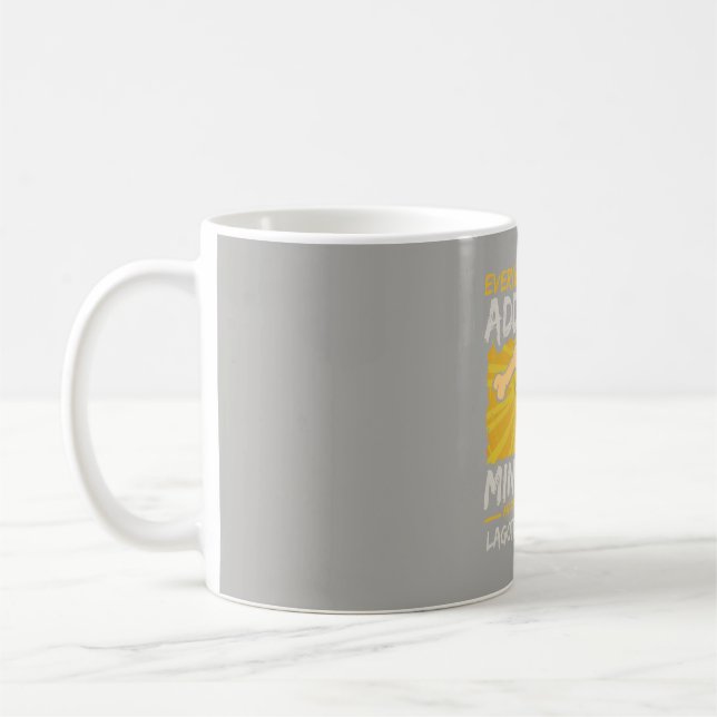 Mug Dépendance drôle de chien de Lagotto Romagnolo (Gauche)