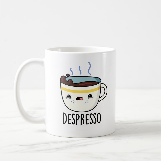 Mug Depresso Drôle Sad Espresso Pun café (Gauche)