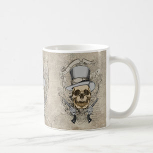 Mug Dernier crâne et armes à feu de mot