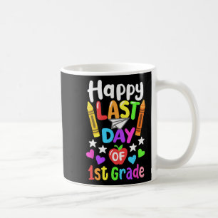 Mug Dernier Jour De L'École 1Er Grade Cl De 2024 Enfan