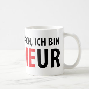 Mug Dernier mich duch bin Ingenieur