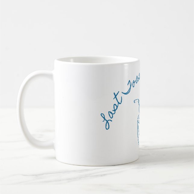 Mug Dernier toast sur la Côte Bachelorette Party Desig (Gauche)
