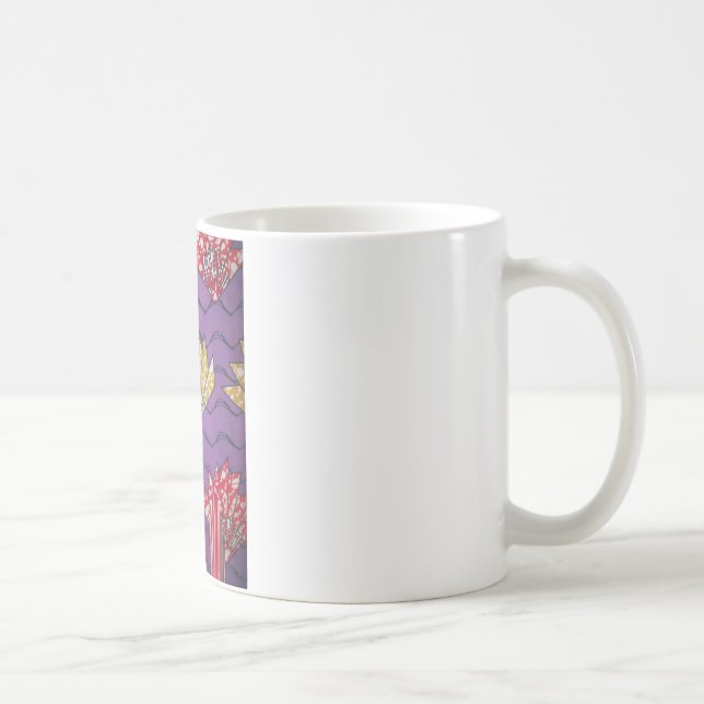 Mug Dernière Afrique Wavy Traditionnelle Mode Art Moti (Droite)