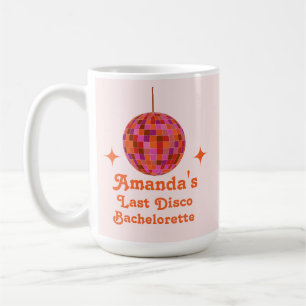 Mug Dernière soirée disco entre filles Rose Orange Gro