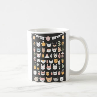 Mug des amis animaux de Kawaii