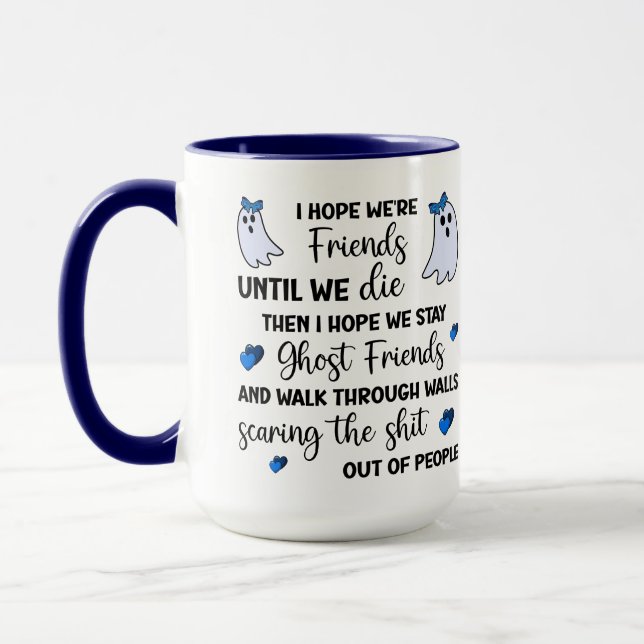 Mug Des amis fantômes pour toujours (Gauche)
