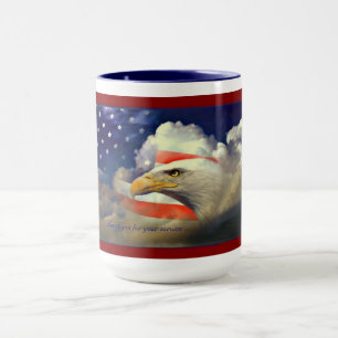 Mug des anciens combattants du drapeau américain
