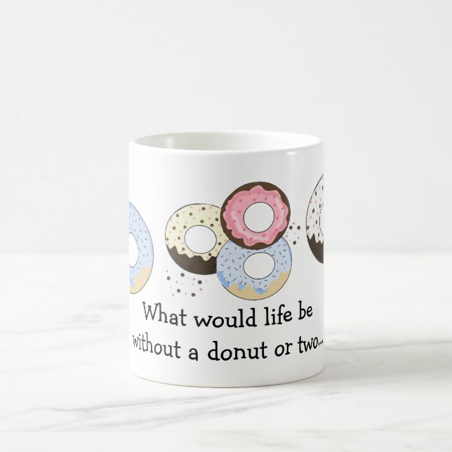 Mug Des beignets avec de mignons mots (Centre)