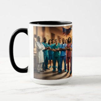Mug Des blouses blanches aux super-héros