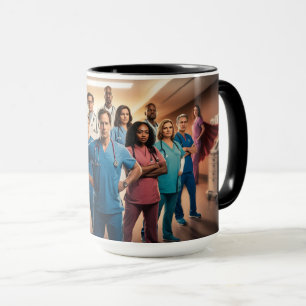 Mug Des blouses blanches aux super-héros